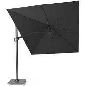 Platinum Zweefparasol Challenger T2 Premium Faded black (350 x 260 cm)