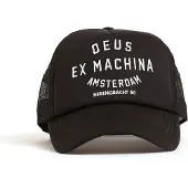 Deus Ex Machina DEUS Amsterdam Address Trucker cap - Black