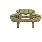 Talen Buitenmeubelen Kinderpicknicktafel rond
