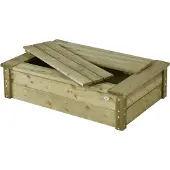 Talen Buitenmeubelen Zandbak 80x120 cm met deksel