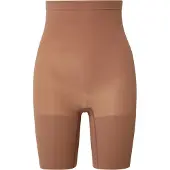 Spanx Power Series - Higher Power Short - Highwaist met lift effect - Cafe au Lait (Dark Nude) - Maat XXL (1X)
