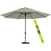 Madison Parasol Rond Ecru 400cm Timor Incl beschermhoes