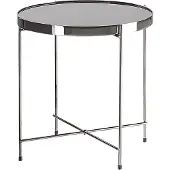 Beliani LUCEA - Bijzettafel - Zwart - IJzer