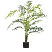 Beliani ARECA PALM - Kunstplant - Groen - Synthetisch materiaal