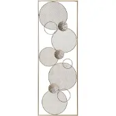 Beliani TUNGSTEN - Wanddecoratie - Goud - Metaal