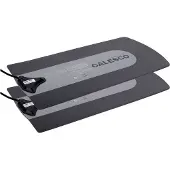 Beliani CALESCO - Waterbedverwarming set van 2 - Grijs - Polycarbonaat