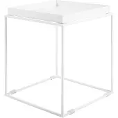 Beliani SAXON - Salontafel - Wit - Metaal