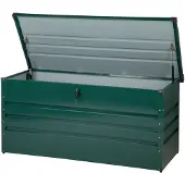 Beliani CEBROSA M - Kussenbox - Groen - Staal
