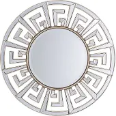 Beliani FLERS - Wandspiegel - Goud - Metaal