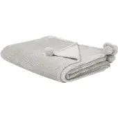 Beliani SAITLER - Plaid - Grijs - 200 x 220 cm - Polyester