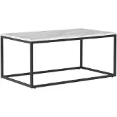 Beliani DELANO - Salontafel - Beige/Zwart - MDF