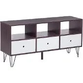 Beliani FOSTON - TV-kast-Donkere houtkleur-MDF