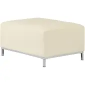 Beliani OSLO - Ottomaan - Beige - Leer
