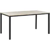 Beliani HOCKLEY - Eettafel - Lichte houtkleur - 90 x 150 cm - Vezelplaat