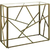 Beliani ORLAND - Consoletafel - Goud - Glas