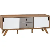 Beliani ACTON - TV-meubel - Lichte houtkleur - MDF