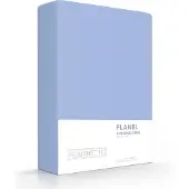 Romanette Kussenslopen Lichtblauw (Flanel) (set van 2)