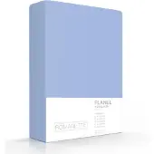 Romanette Flanellen Hoeslaken Blauw Romanette-180 x 200 cm