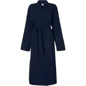 Seahorse Badjas Waffle Kimono Indigo-M