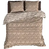 Satin d'or Dekbedovertrek Cervo Taupe Satijn-200 x 200 / 220 cm | 2-Persoons