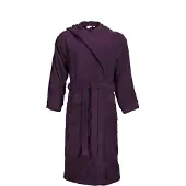 The One Towelling Badjas Plum Capuchon - XXL/3XL