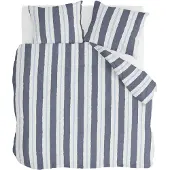 Walra Dekbedovertrek Remade Nautic Stripes Donker Blauw Katoen-200 x 200 / 220 cm | 2-Persoons