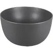 Differnz Waskom tulip 40 cm keramiek mat donker grijs