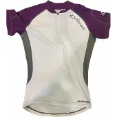 Booster - Fietsshirt dames - Paars/Wit - Maat L