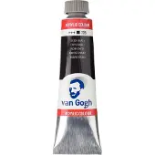 Van Gogh Acrylverf Zwart - Acrylpaint - 735 Oxydzwart - Acrylic Verf Paint - Acrylaatverf - Zwarte Hobbyverf - Watergedragen Verf - Sneldrogende Pigmentrijke Verf - 150ml