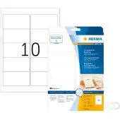 Herma Transparante inkjet etiketten A4 96x50.8mm 25 vel