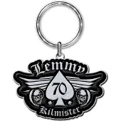 Ginza.se Lemmy Kilmister - 70 Sleutelhanger - Zwart/Zilverkleurig