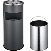 TecTake - staande asbak - kleur antraciet - vloerasbak - 402283