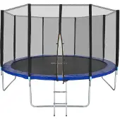 TecTake - Trampoline Garfunky - met veiligheidsnet - 396 cm