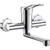 Delabie Muurmgkrn Securit EP vr spoelt vaste uitl L150,open gr,S-kop