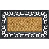 Kölle Rubber Mat Met Cocos Gazelle 45x75cm Bruin bruin Kokosvezel Deurmat