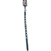 Boon Halsband Nubuck Met Metalen Ruiten Zwart