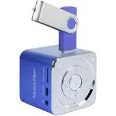 Technaxx Mini-luidspreker Technaxx MusicMan Mini AUX, SD, USB Blauw