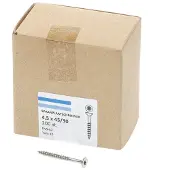 Hoenderdaal Spaanplaatschroef Rvs-A2 Pk Torx TX20 4.5X45/30 | 200 stuks - 0206.30.33801
