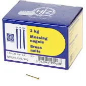 Hoenderdaal Draadnagel Messing Bombekop 1.6X25 | 1 kg - 8003.20.00410