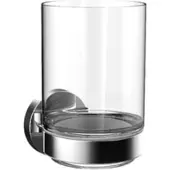 Emco Round glashouder met kristalglas, zwart