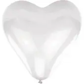 Amscan Ballon Hart 40,6 Cm Latex Wit 10 Stuks