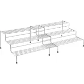 SmartaSaker - Uitschuifbaar Kruidenrek - 2-Delig - Verstelbare Breedte 28-55 cm - Anti-Slip - Kruiden Organizer