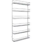 Metaltex - Kruidenrek Pepito 6 - 6 lagen - Zilvergrijs - 36x8x71cm