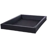 Beliani SIMPLE - Waterbedframe - Zwart - 180 x 200 cm - Schuimstof