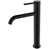 Regn Wastafelkraan Highriser Met Coldstart - Gunmetal Black PVD - Zonder Waste - Messing - Kranen, Wastafelkranen, Opbouw Wastafelkranen