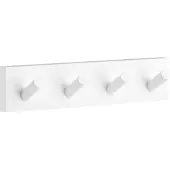 Smedbo Handdoekhaak House Met 4 Haken 17.8 x 3.8 cm Mat Wit