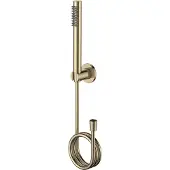 Regn Badset - Geborsteld Goud PVD - Messing - Kranen, Douchekranen, Handdouches - 8719689897840 - Kranen, Douchekranen, Handdouches