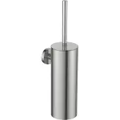 Regn Toiletborstelgarnituur - Geborsteld Nikkel PVD - Messing - Accessoires - Toilet Accessoires - Toiletborstelhouders - 8720254161648