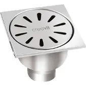 Boss & Wessing Doucheput BWS RVS 150x150mm Onderuitlaat