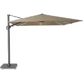 Platinum Sun & Shade | Zweefparasol Challenger T² Glow 300 x 300 cm | Taupe